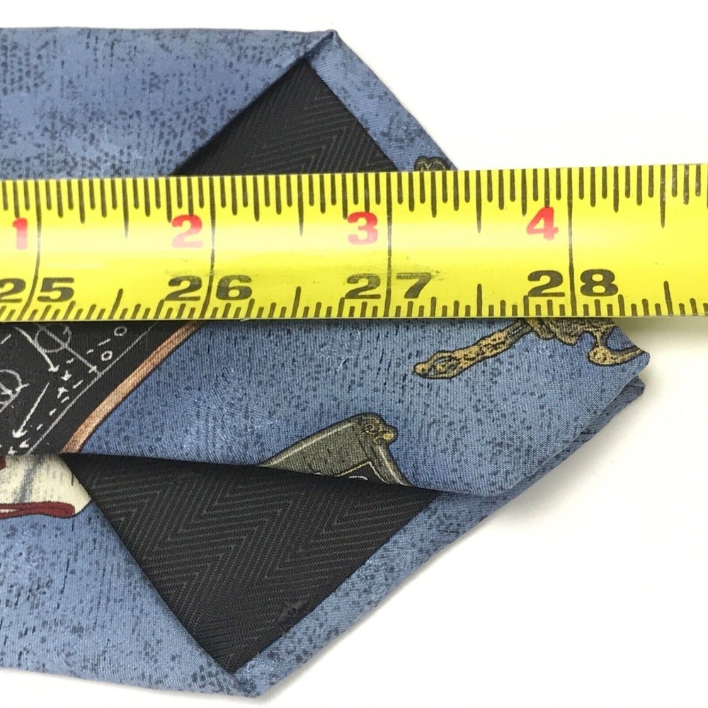 Americana Series " Early Basketball " Circa 1963 Vintage Tie Men's Silk Necktie - Picture 9 of 9